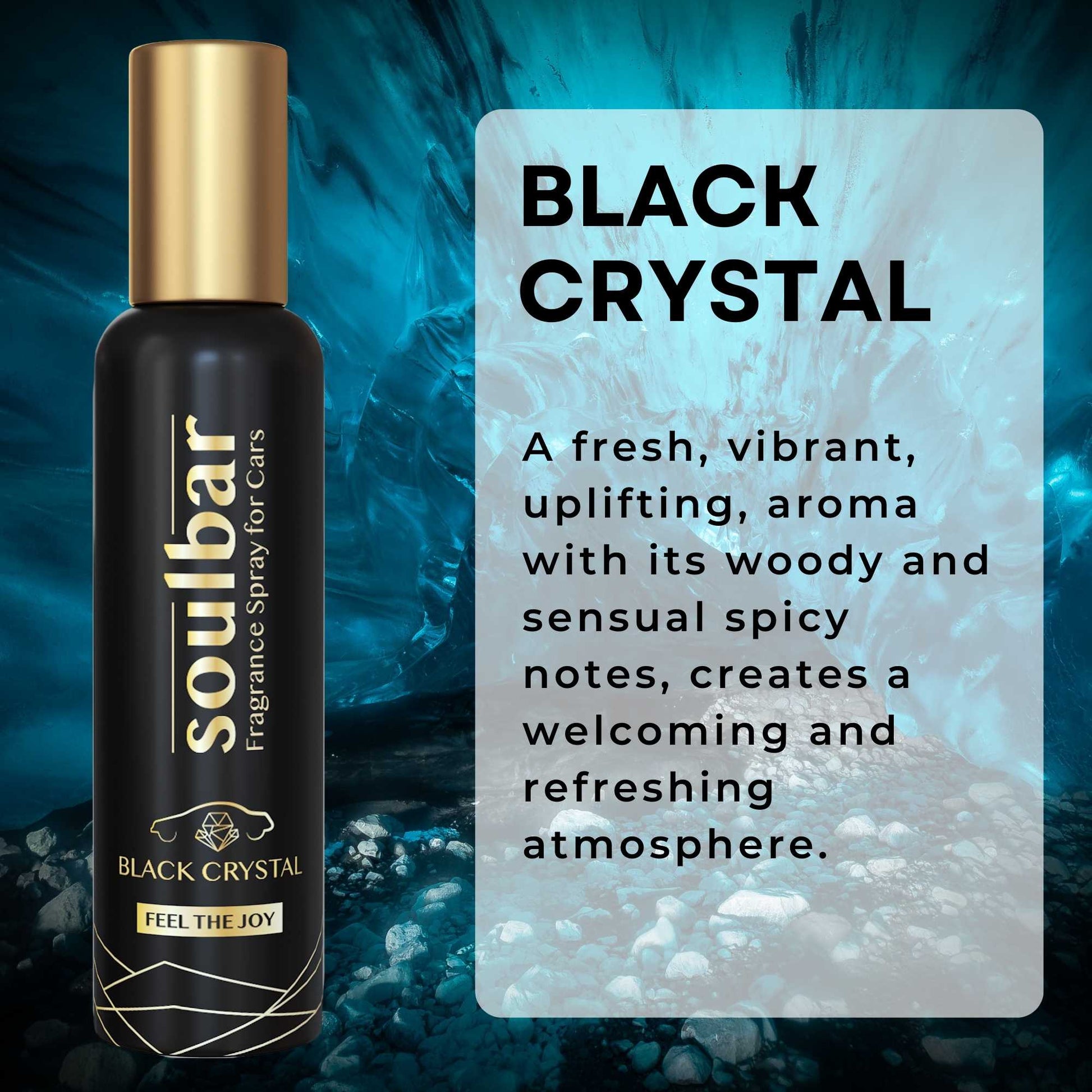 SOULBAR Luxury Car Perfume Spray, Black Crystal fragrance – mysoulbar